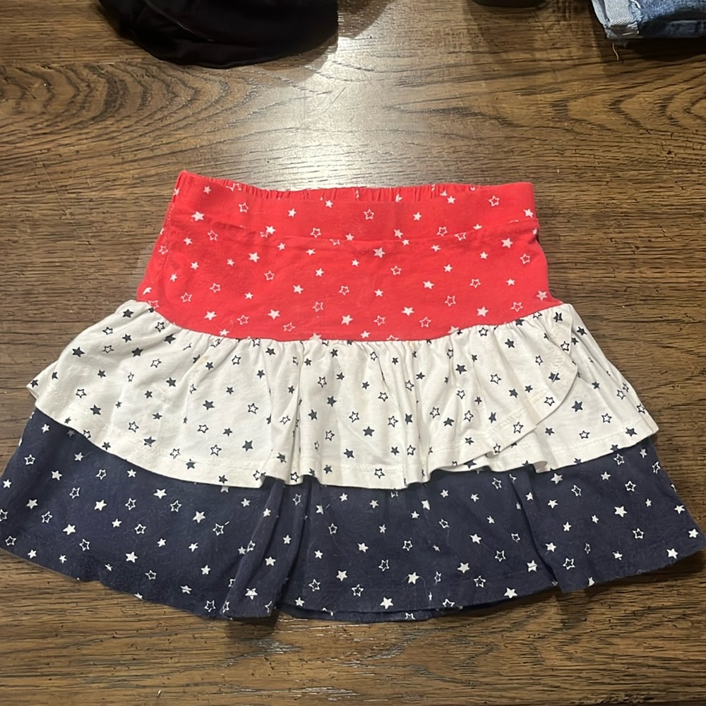 Girls 4th of July Skort